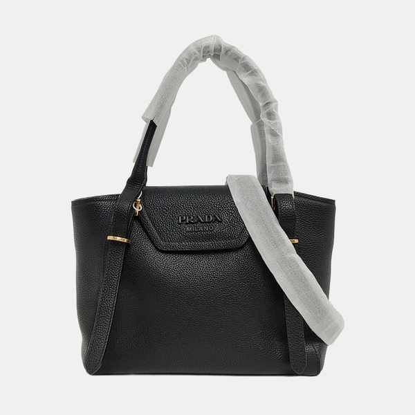 Calfskin Shoulder Bag Black