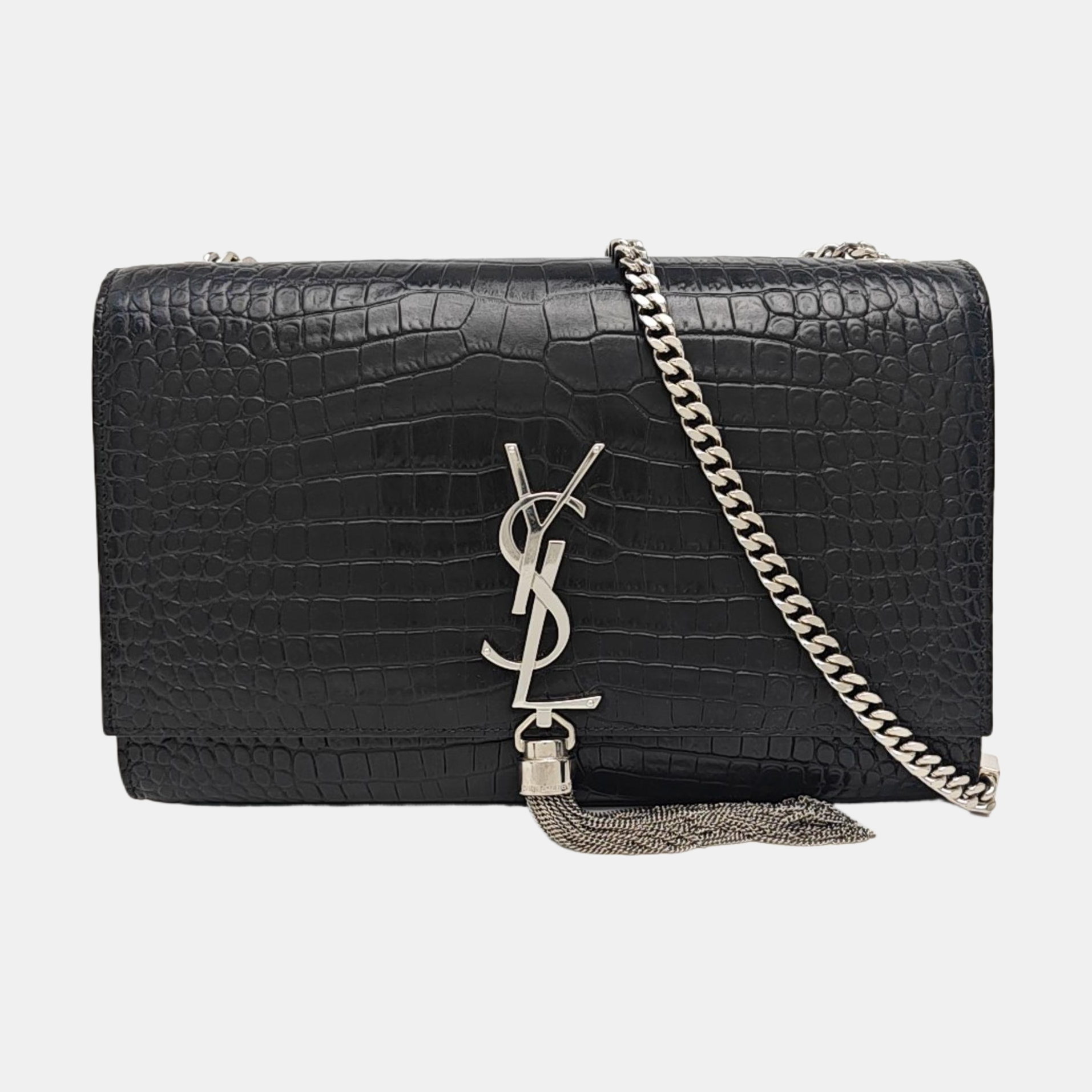 KATE Medium Calfskin Gray