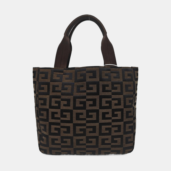 Fabric Tote Bag Brown