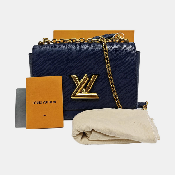 Authenticated pre-owned  TWIST MM Epi Blue - Shoulder Bag at Looply