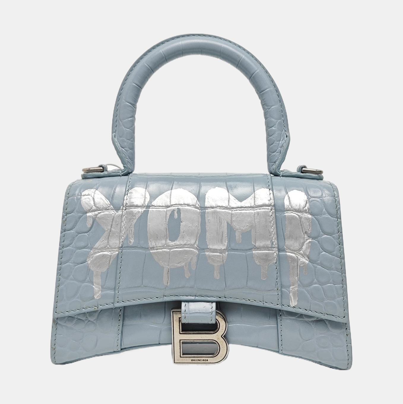 Hourglass Small Calfskin Blue