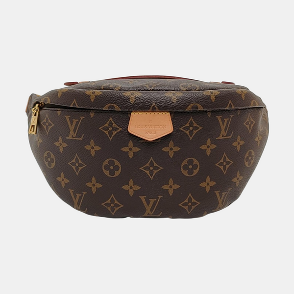 BUMBAG Monogram Coated Canvas Brown