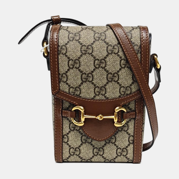 Horsebit 1955 Mini Coated Canvas Beige