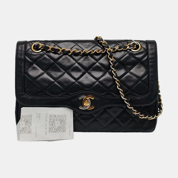 Quilted Lambskin Black