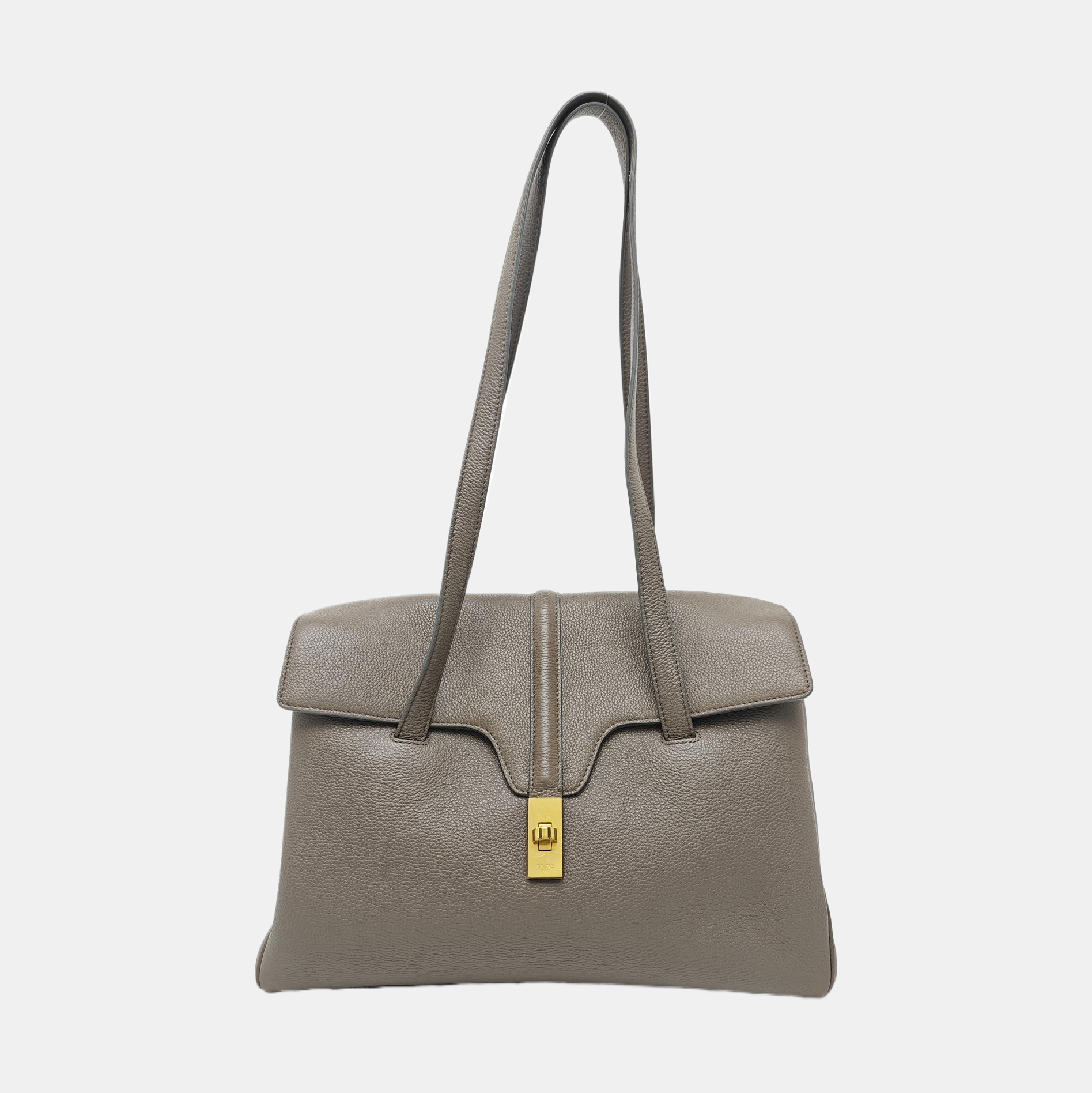 16 Medium Calfskin Gray