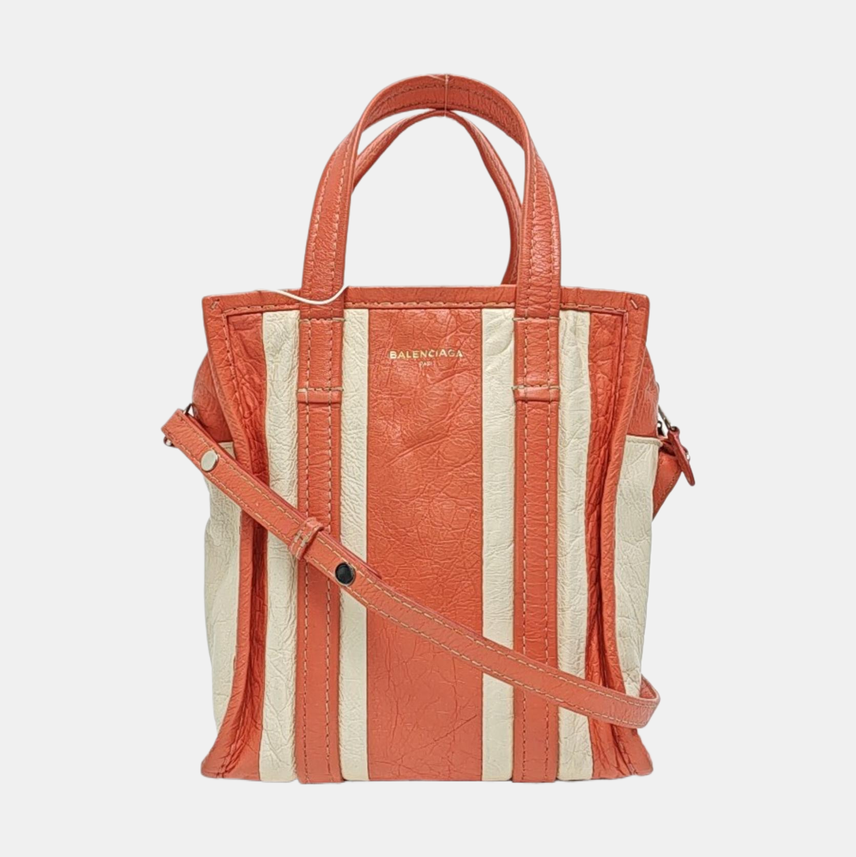 Authenticated pre-owned  Bazar XS Lambskin Pink - Tote Bag at Looply
