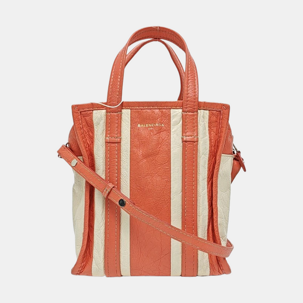 Authenticated pre-owned  Bazar XS Lambskin Pink - Tote Bag at Looply