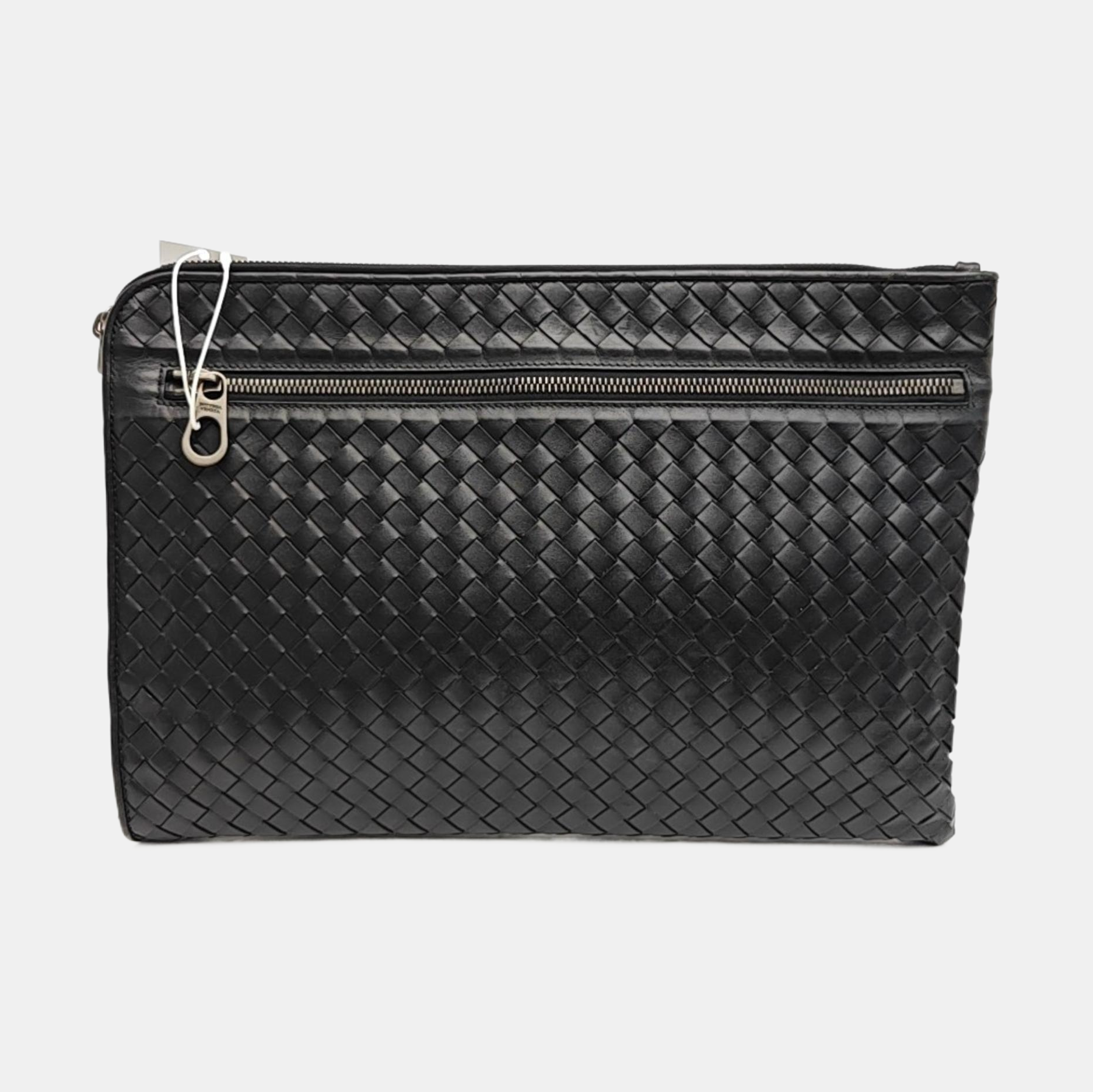 Calfskin Clutch Black