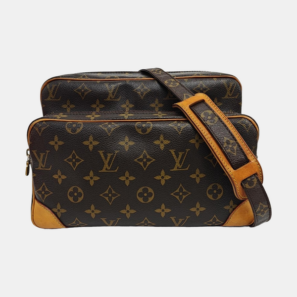 NIL Monogram Coated Canvas Brown