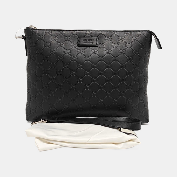 Signature Monogram Calfskin Black