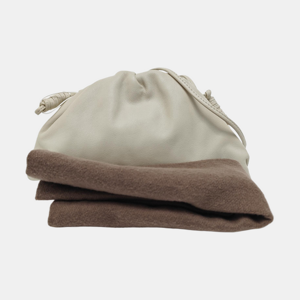 The Pouch Mini Lambskin White