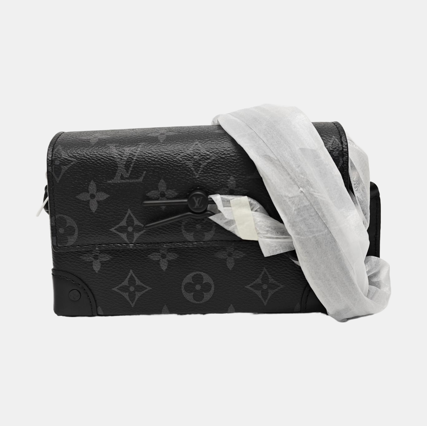 STEAMER Mini Monogram Coated Canvas Black