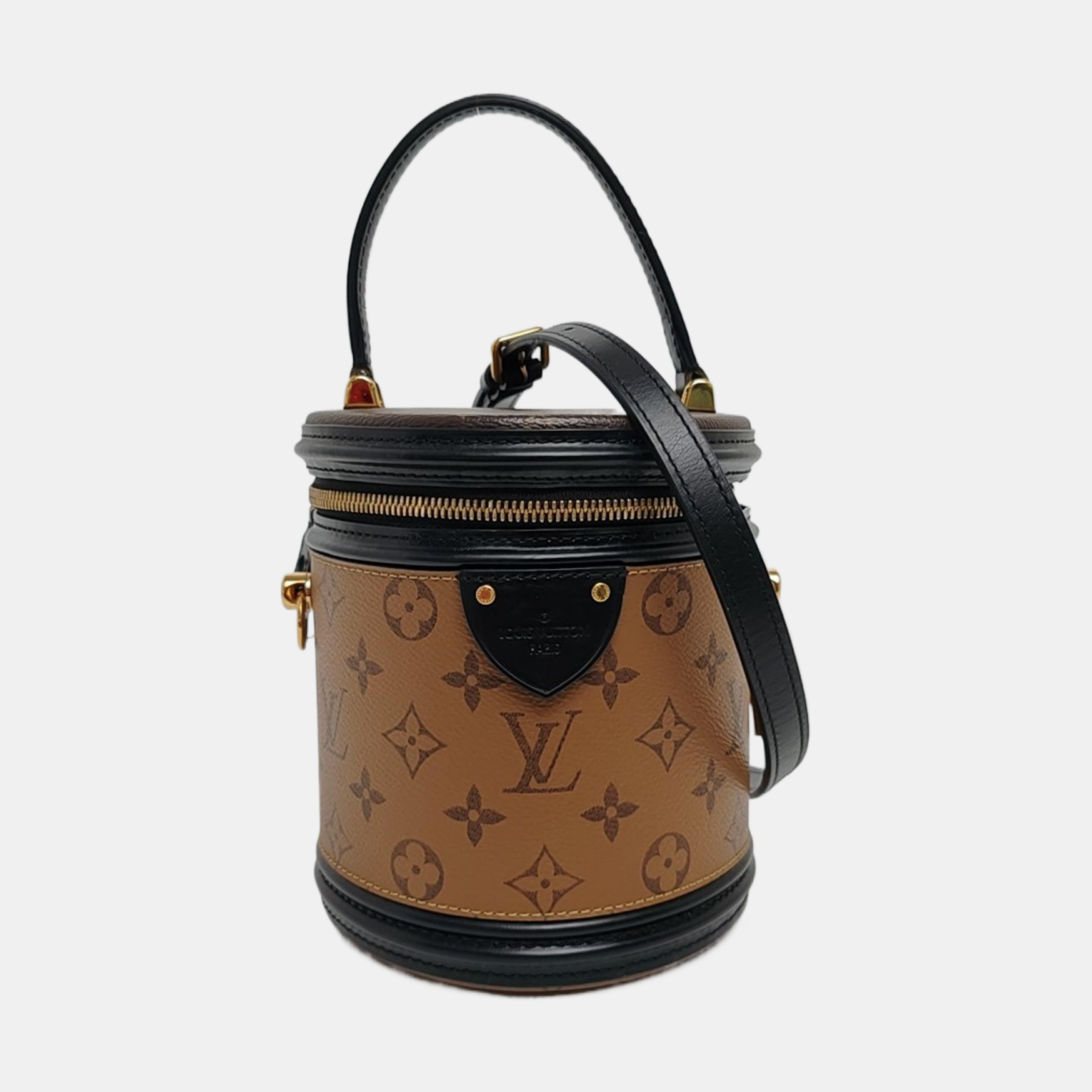 CANNES PM Monogram Coated Canvas Brown