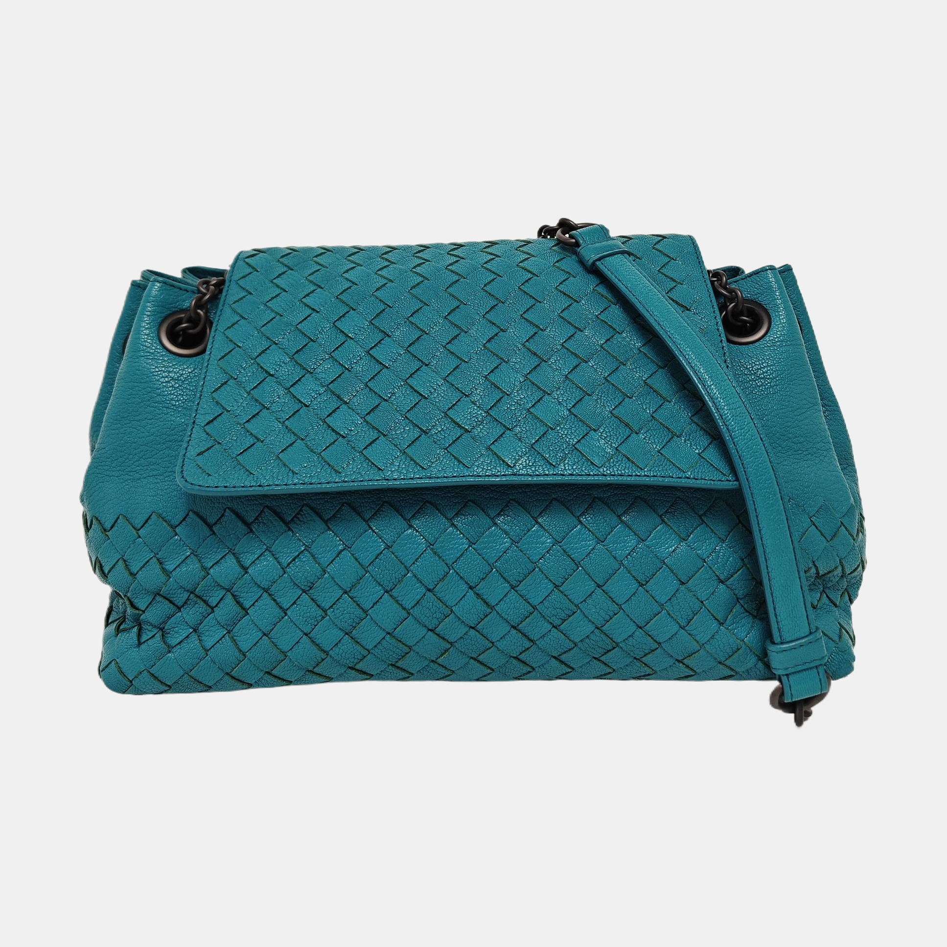 Calfskin Shoulder Bag Green
