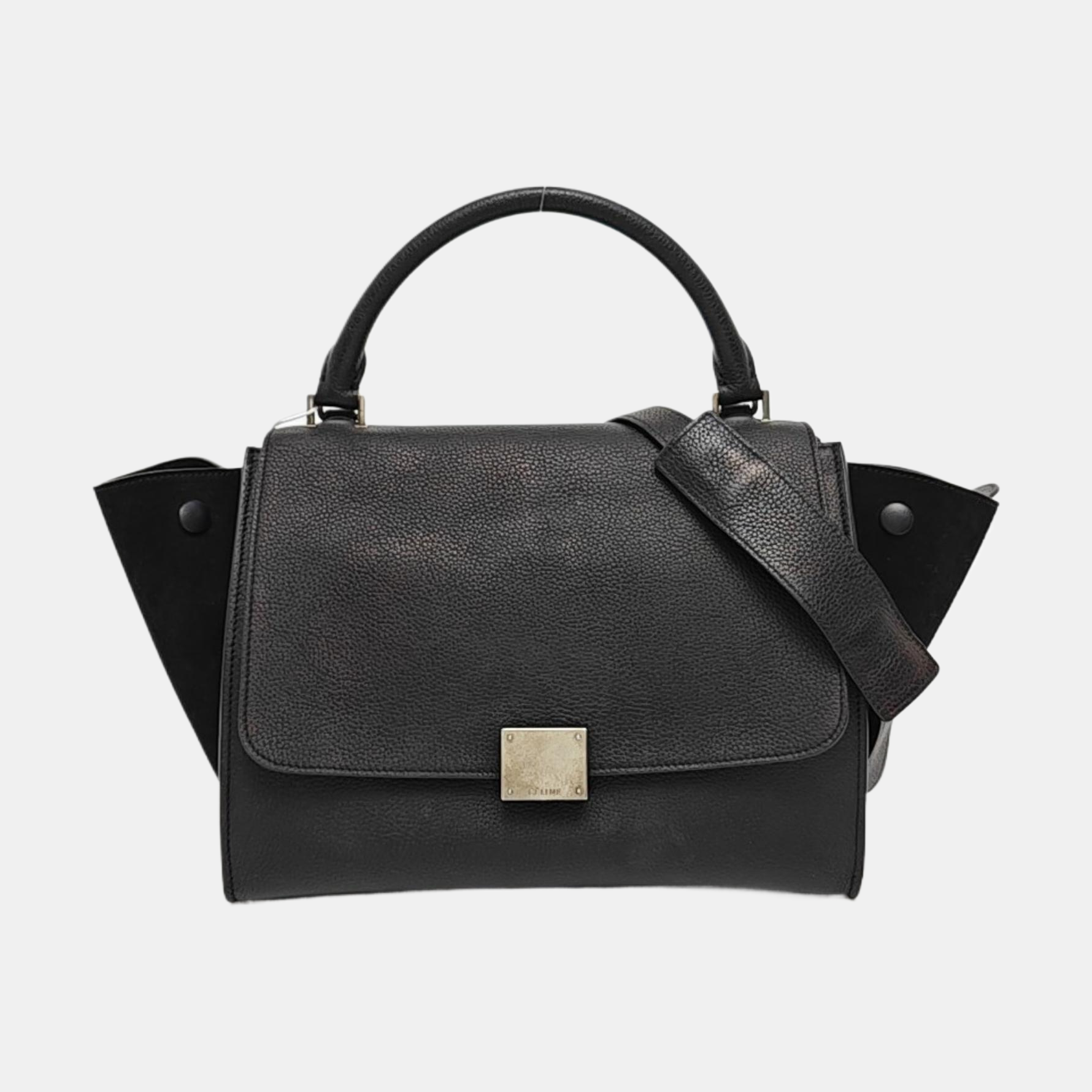 TRAPEZE Small Calfskin Black