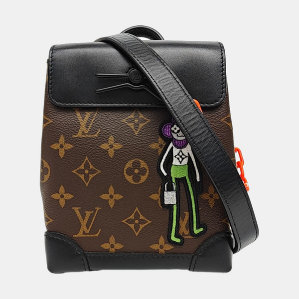 STEAMER Extra Small Monogram Coated Canvas Brown
