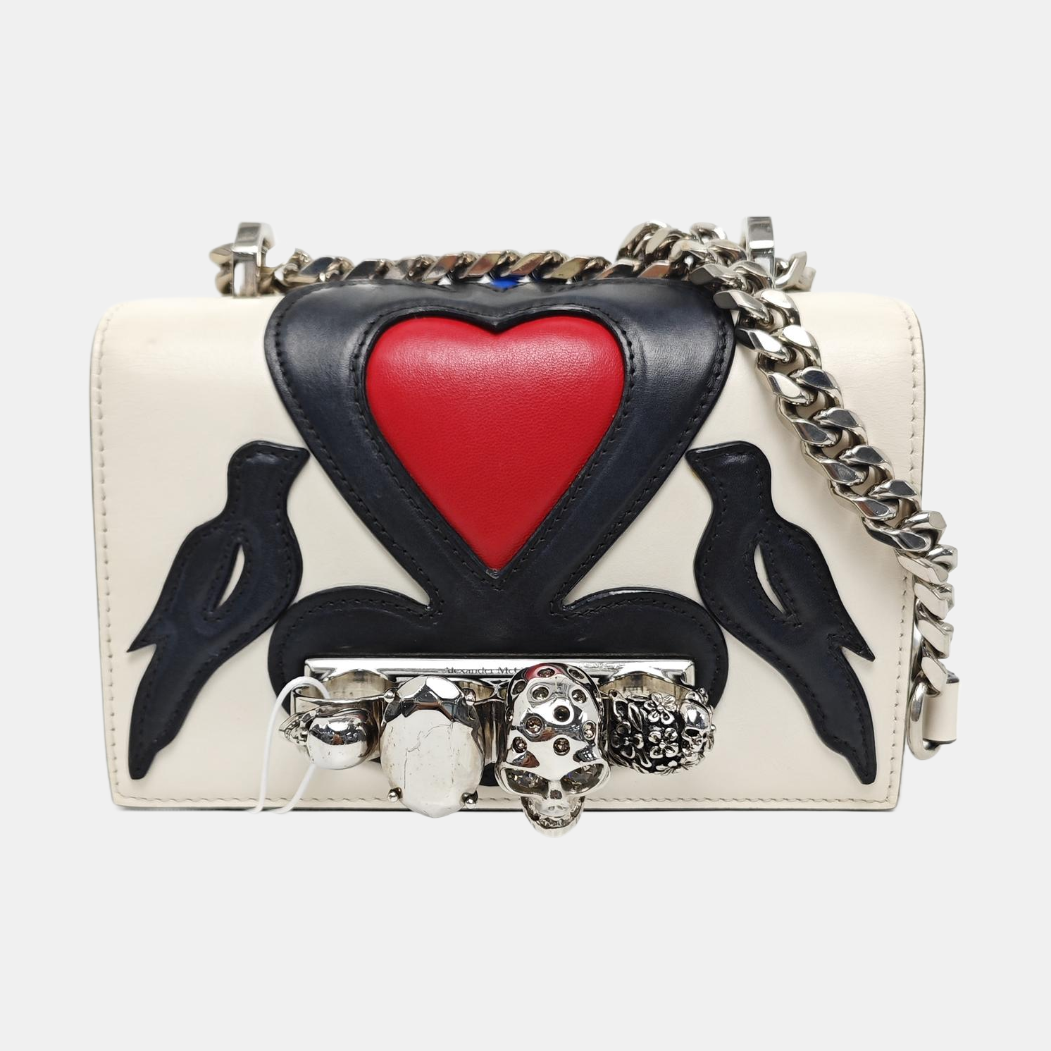 Calfskin Shoulder Bag White