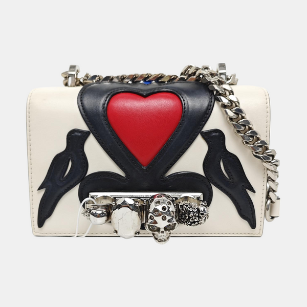 Calfskin Shoulder Bag White