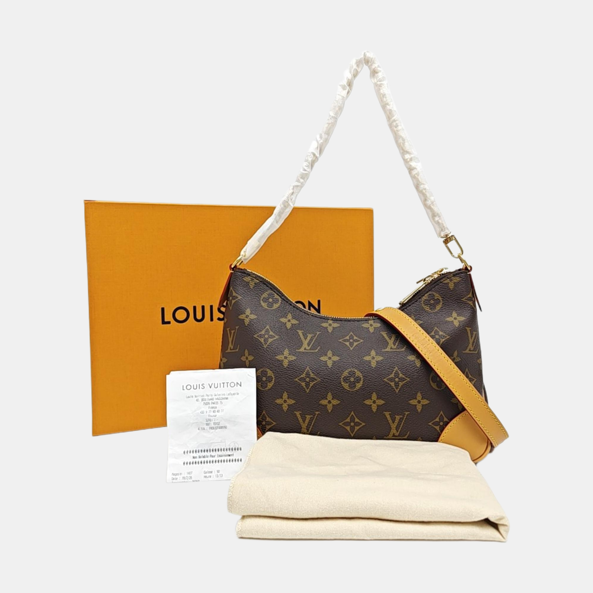 BOULOGNE Monogram Coated Canvas Brown