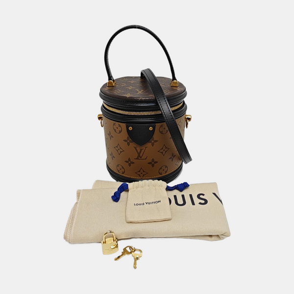 CANNES PM Monogram Coated Canvas Brown