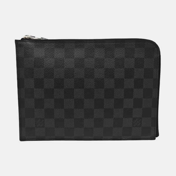 Pochette Jour PM Damier Graphite Coated Canvas Gray