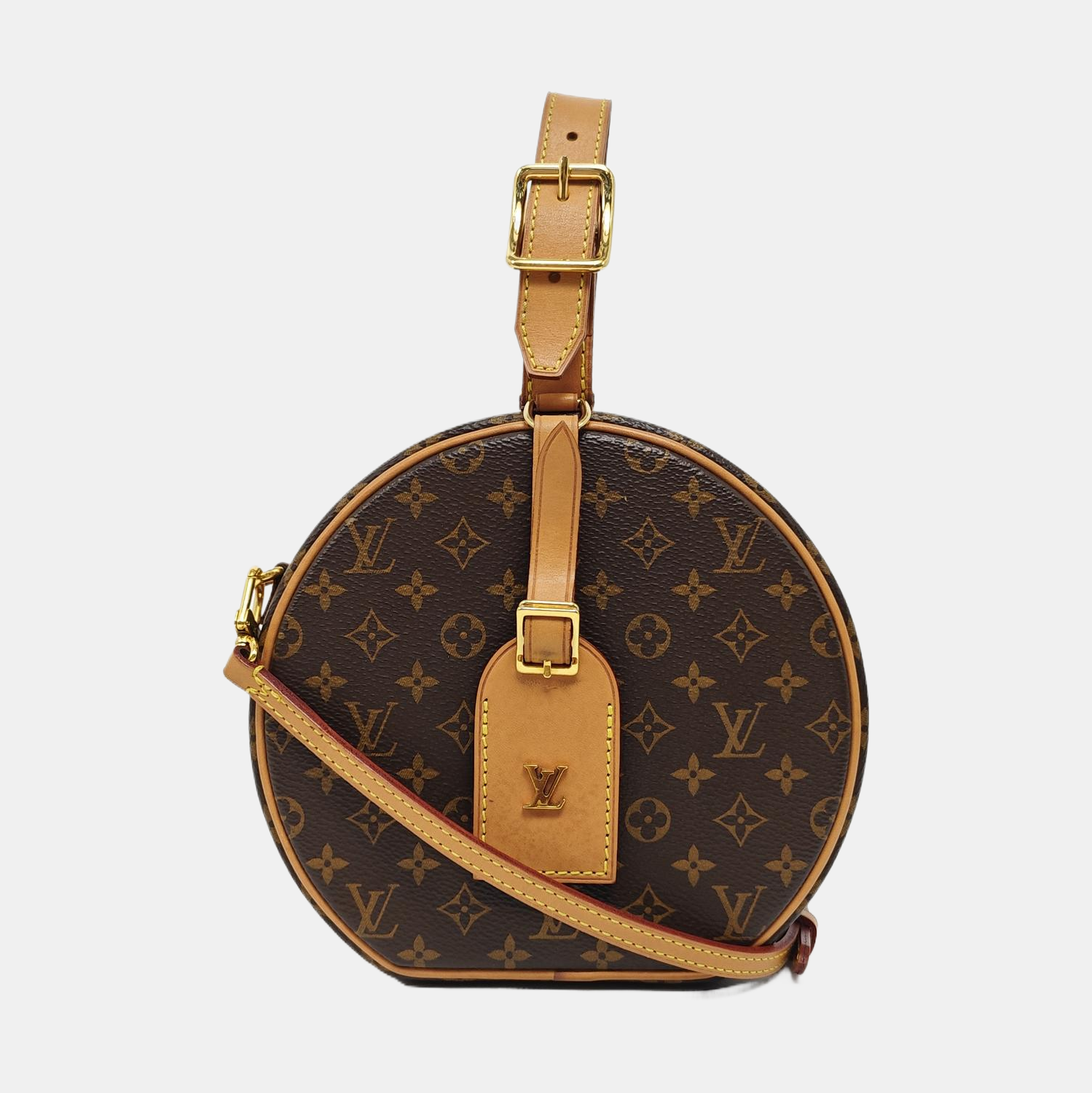 BOITE CHAPEAU PM Monogram Coated Canvas Brown