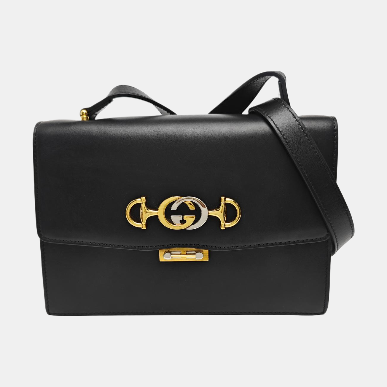 Zumi Small Calfskin Black
