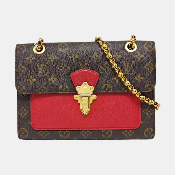 VICTOIRE Monogram Coated Canvas Brown