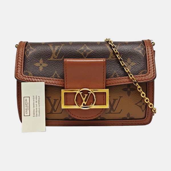 DAUPHINE WOC Monogram Coated Canvas Brown