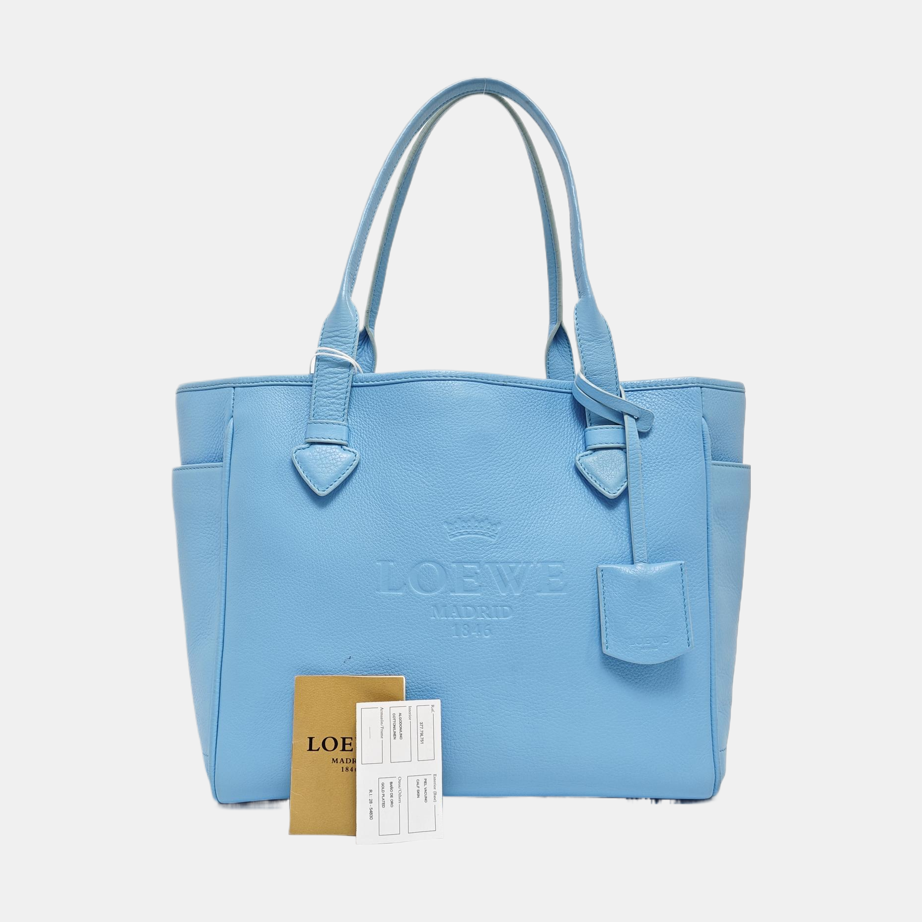 Heritage Calfskin Blue