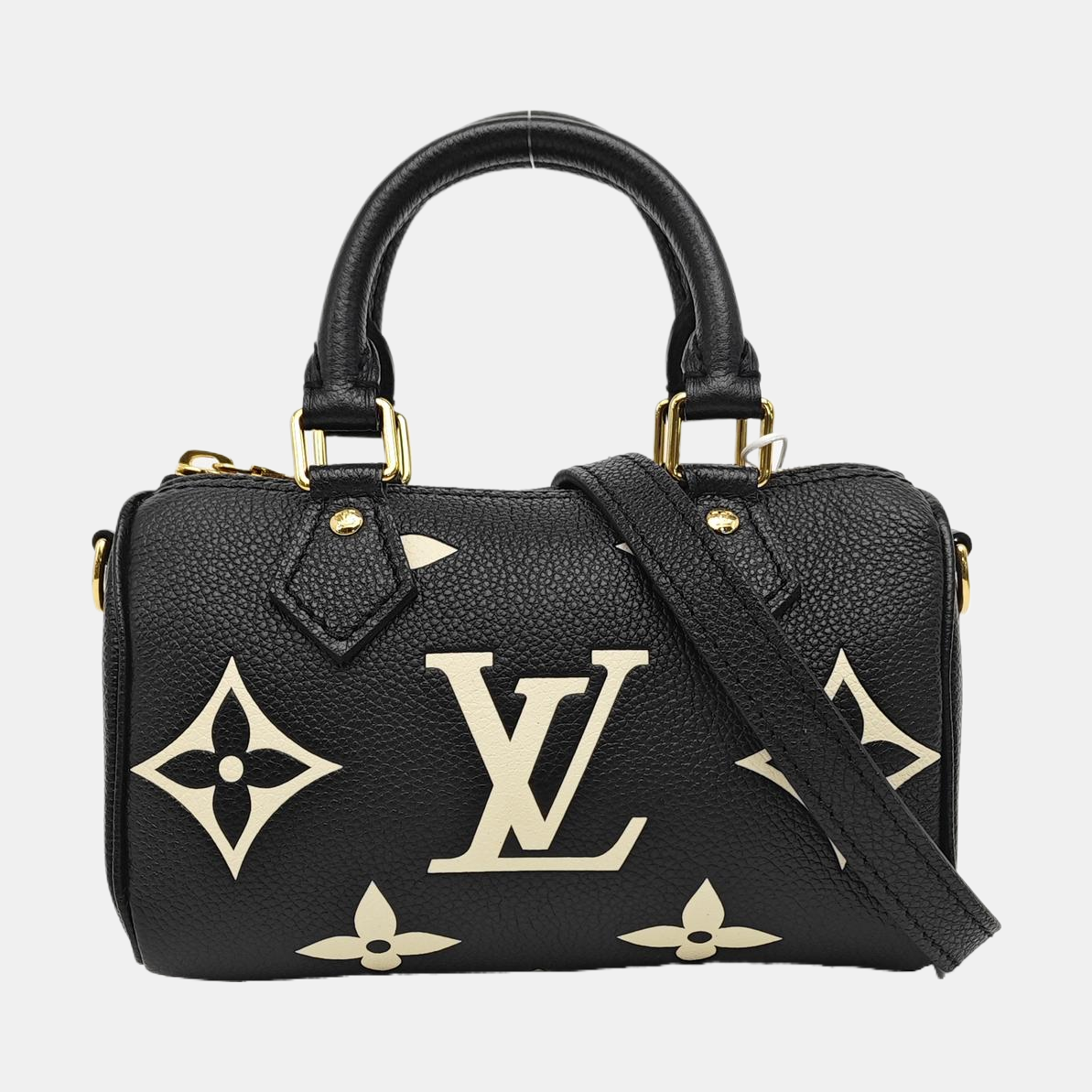 SPEEDY Nano Monogram Calfskin Black