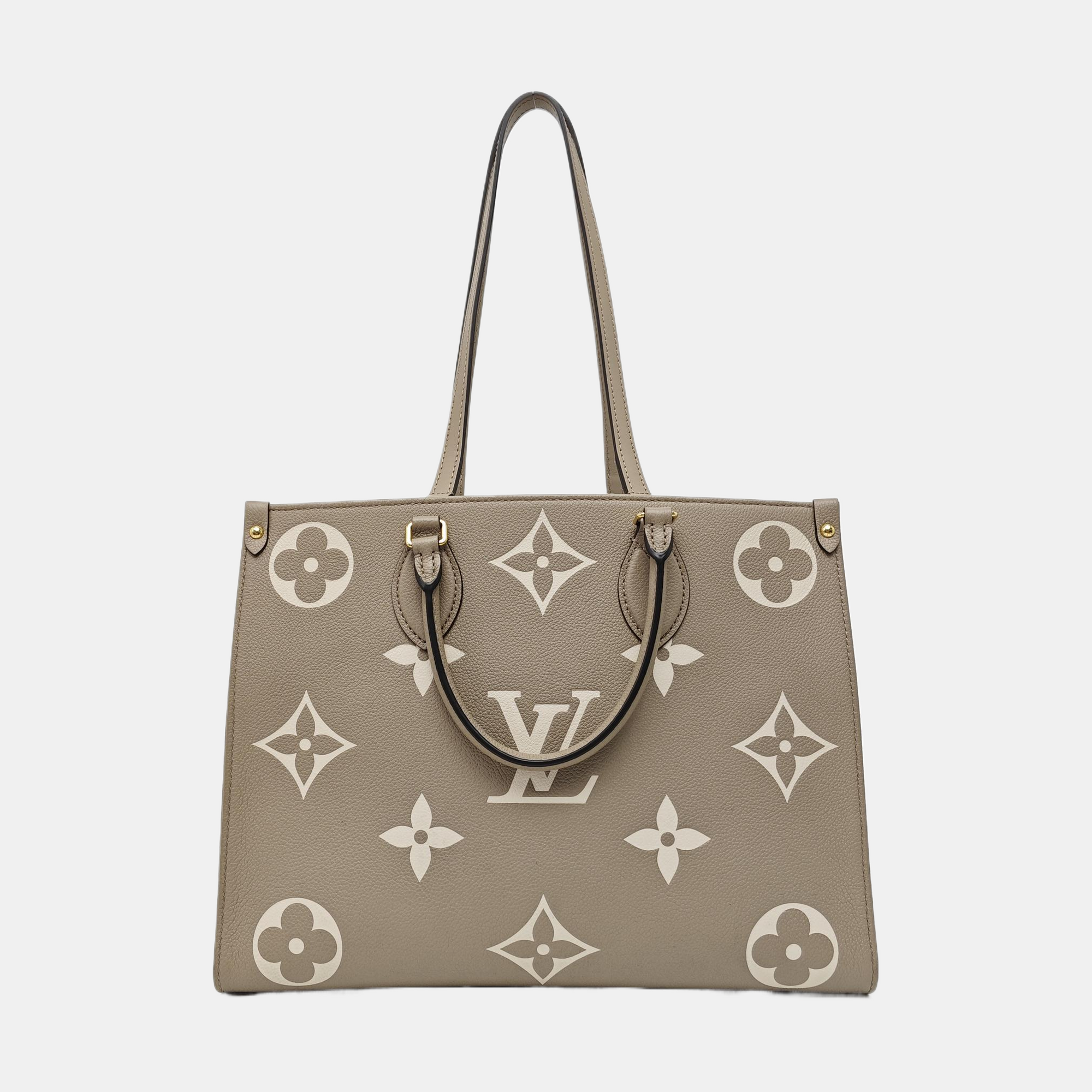 ONTHEGO MM Monogram Calfskin Gray
