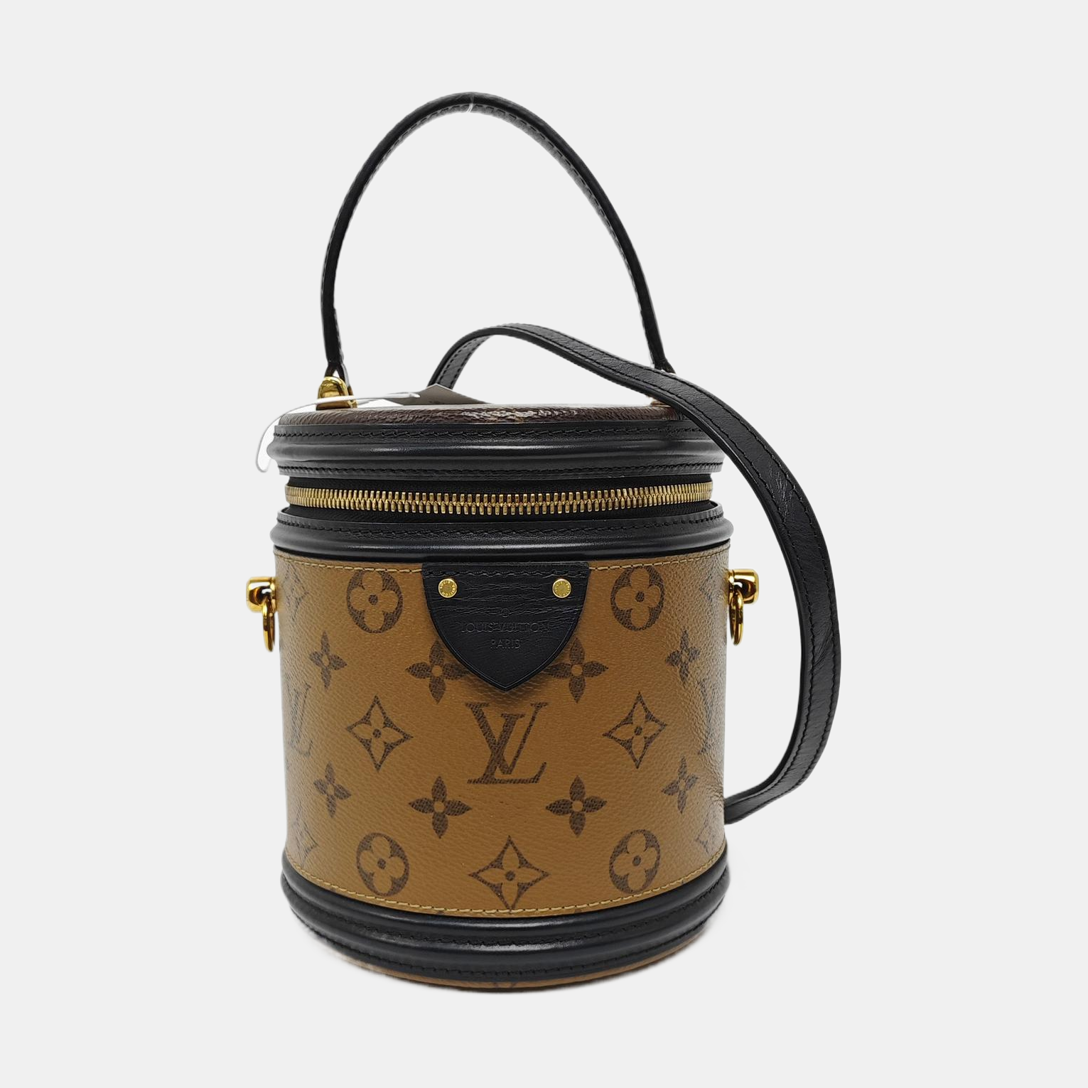 CANNES PM Monogram Coated Canvas Brown