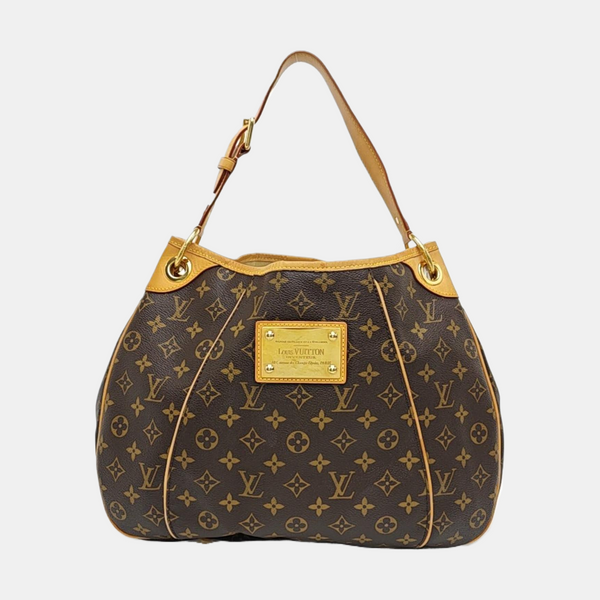 GALLIERA PM Monogram Coated Canvas Brown