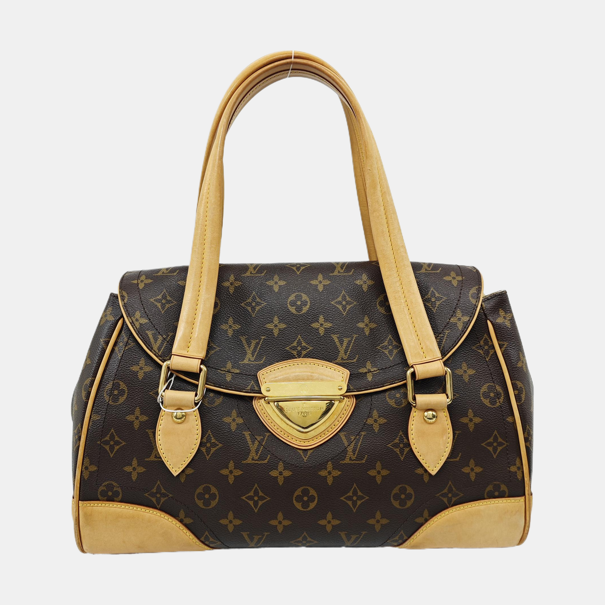 BEVERLY GM Monogram Coated Canvas Brown