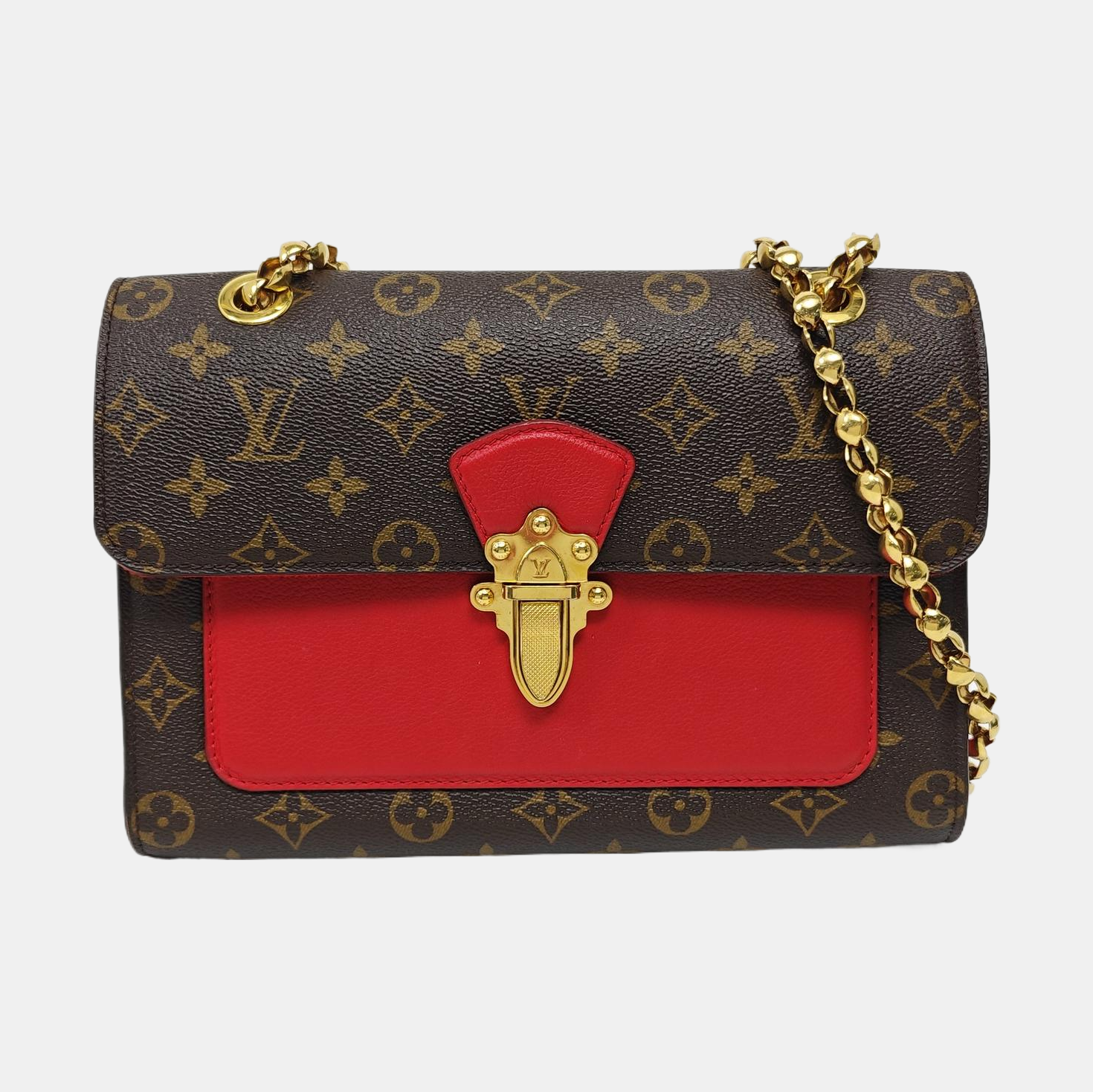 VICTOIRE Monogram Coated Canvas Brown