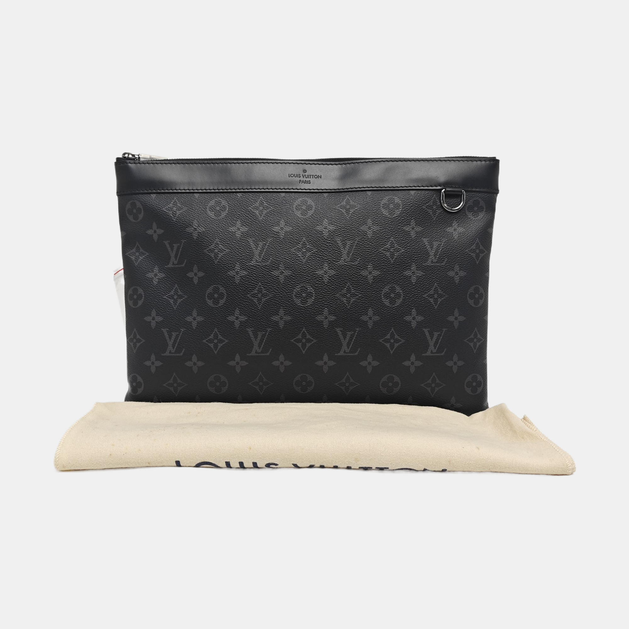 DISCOVERY Monogram Coated Canvas Gray