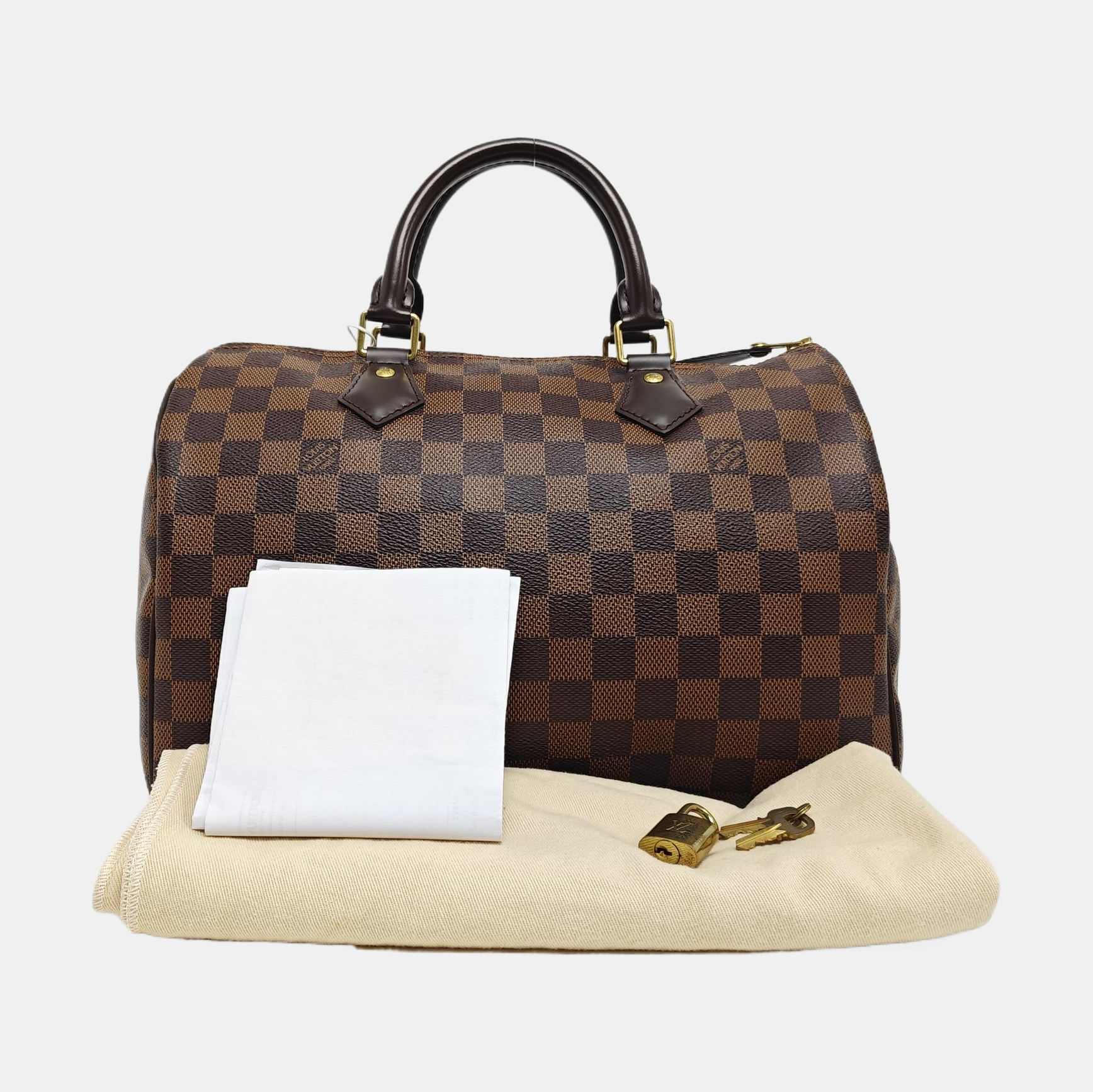SPEEDY 30 Coated Canvas Brown