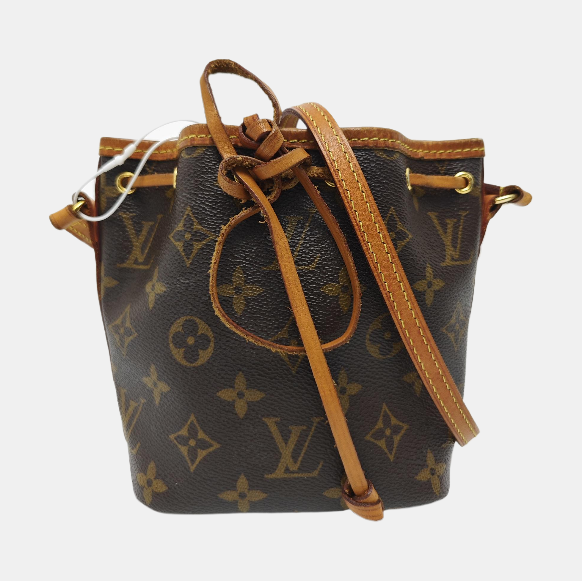 NÉONOÉ Nano Monogram Coated Canvas Brown