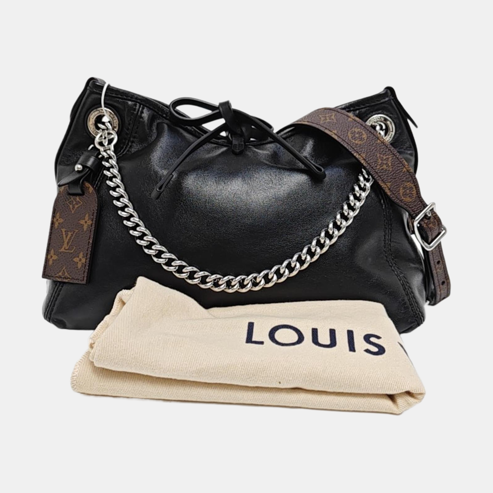 CARRYALL BB Monogram Lambskin Black