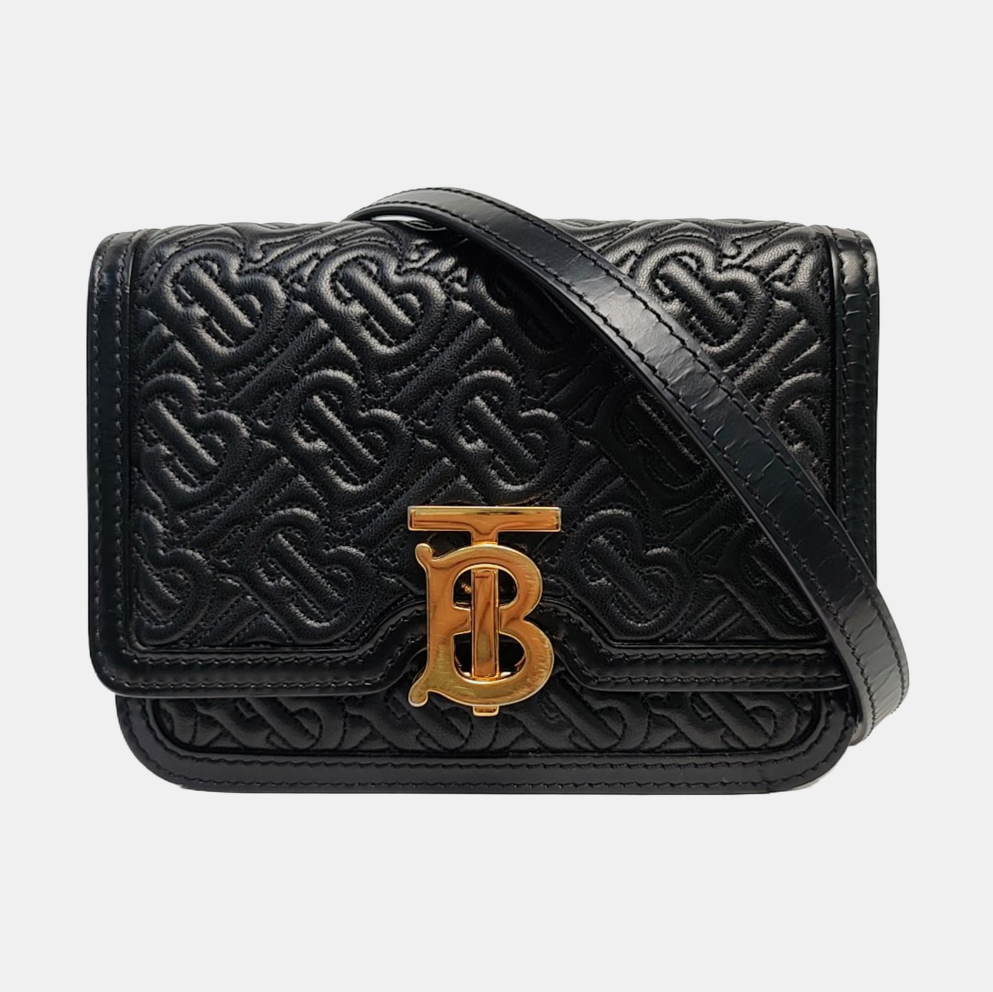 TB Mini Calfskin Black