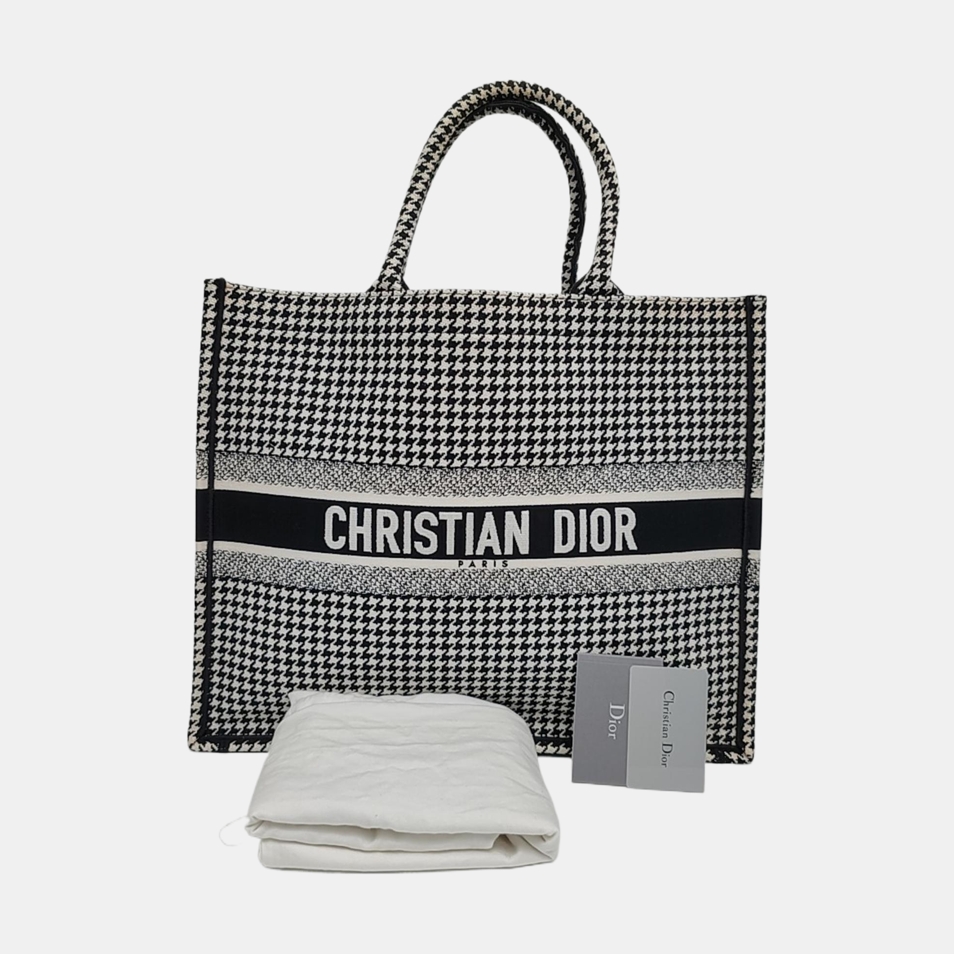 Book Tote Large Canvas Black