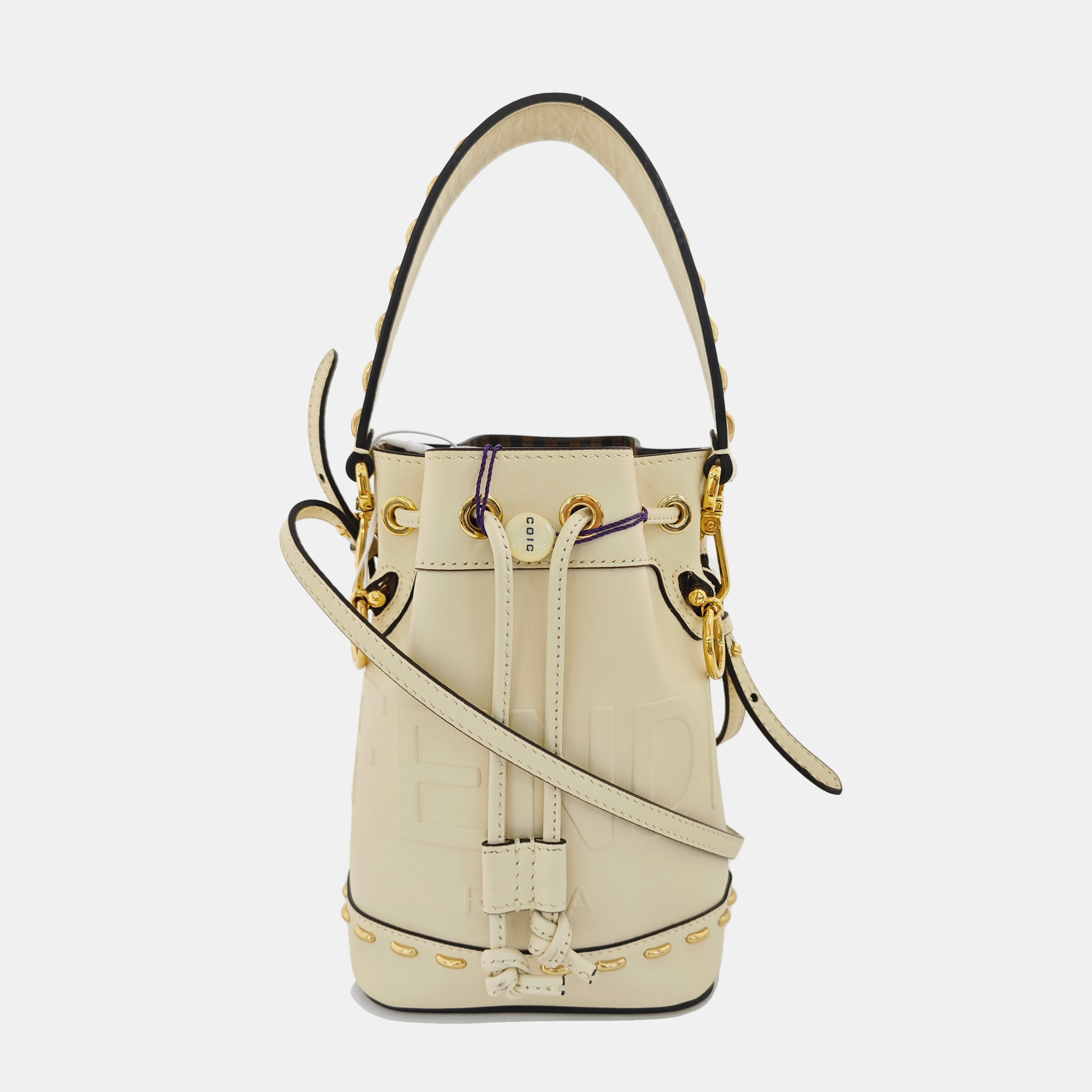Mon Tresor Mini Calfskin White