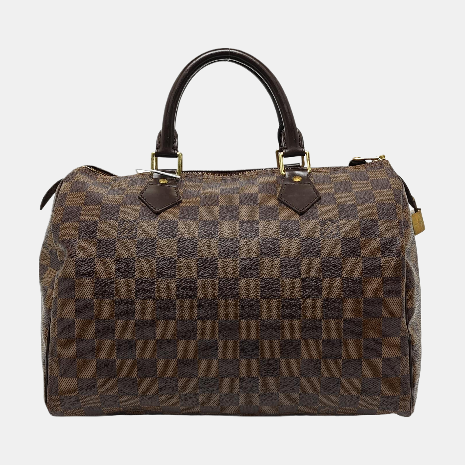 SPEEDY 30 Damier Ebene Coated Canvas Brown