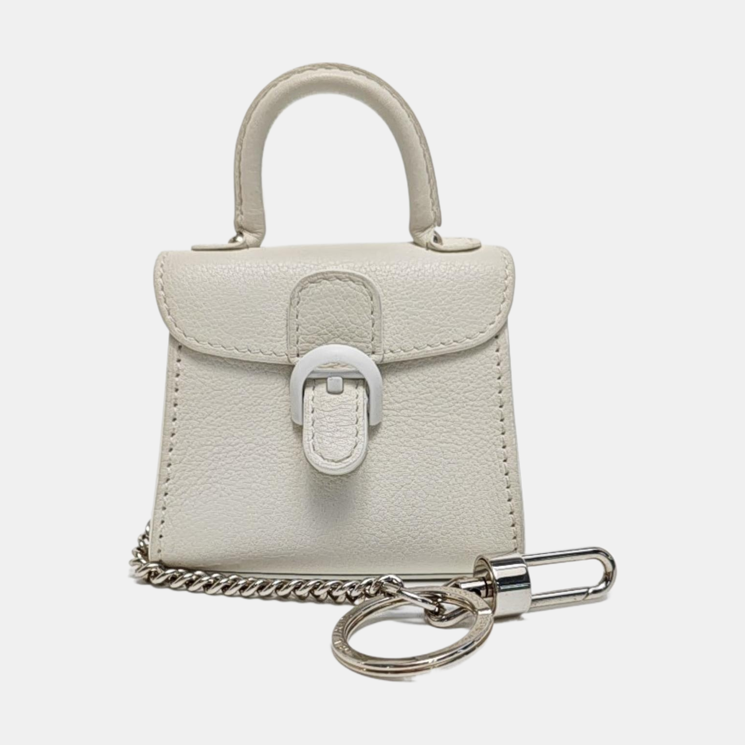 Brillant Leather White Coin Purse