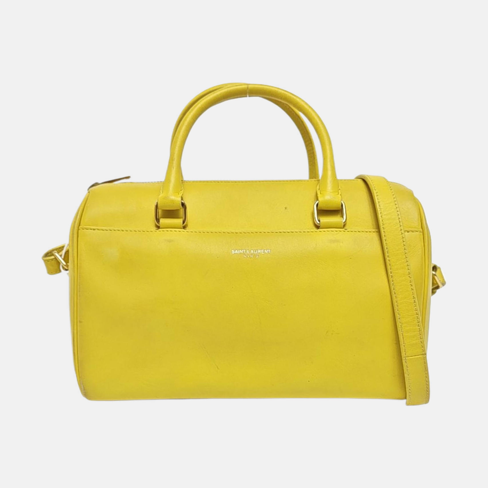 DUFFLE Calfskin Yellow