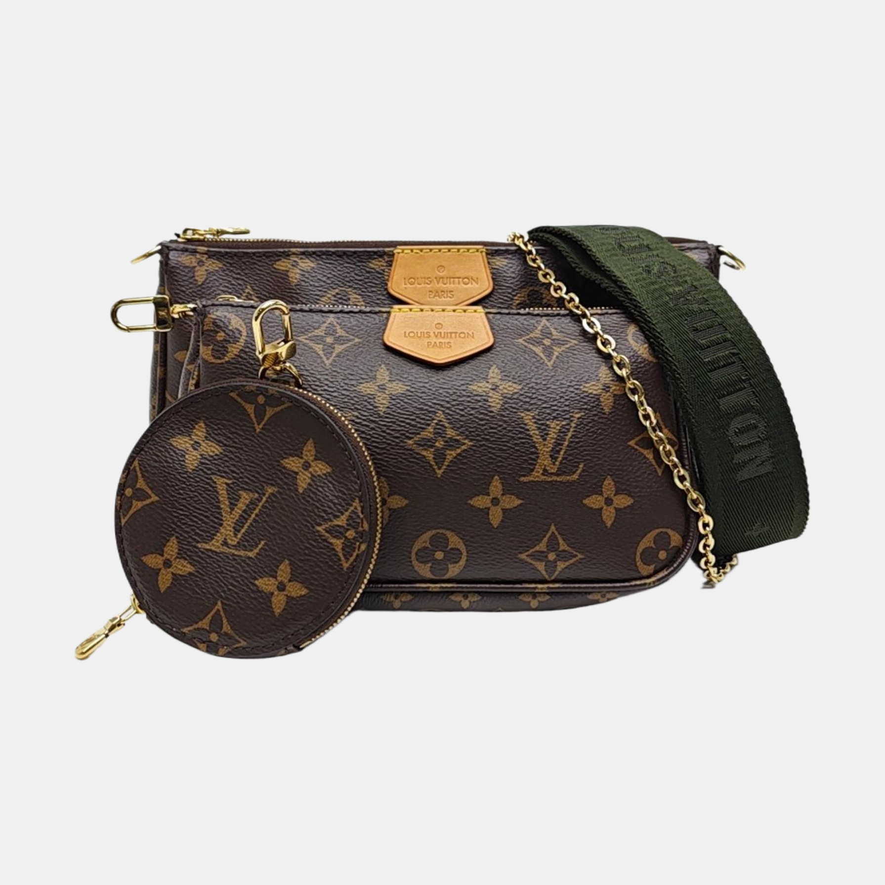 MULTI Monogram Coated Canvas Brown