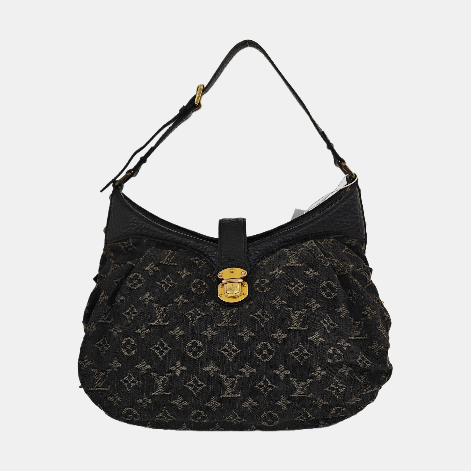 SOLAR Monogram Denim Black