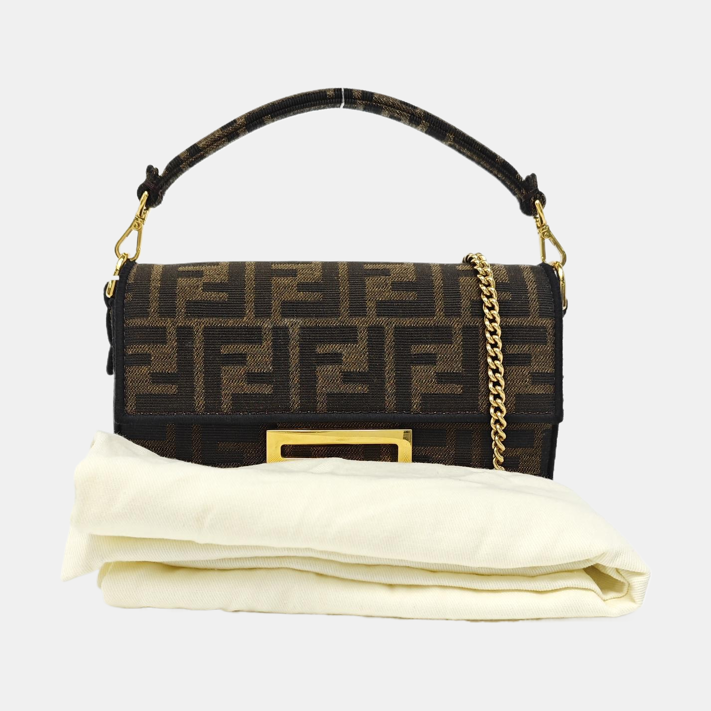 Baguette Mini Fabric Brown