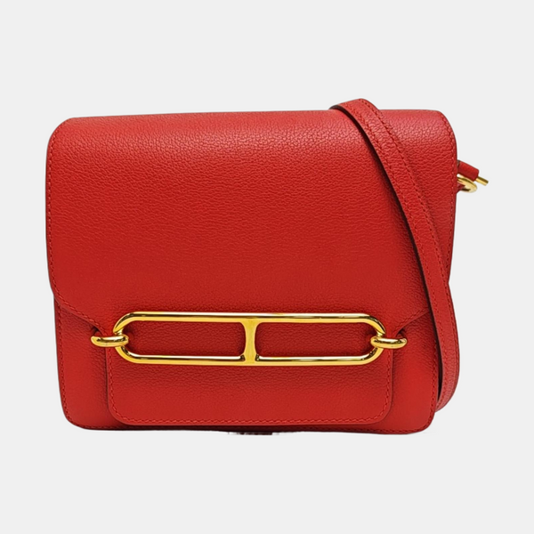 Authenticated pre-owned  Roulis Mini Evercolor Red - Shoulder Bag at Looply